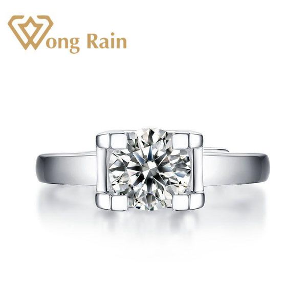 cluster rings wong rain 925 sterling silver real round moissanite gemstone wedding engagement ring fine jewelry wholesale with certification, Golden;silver
cluster rings wong rain 925 sterling silver real round moissanite gemstone wedding engagement ring fine jewelry wholesale with certification, Golden;silver