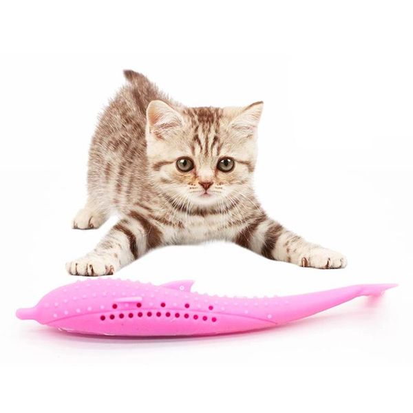 cat toys pet fish shape toothbrush with catnip flop toy eco-friendly silicone molar stick teeth cleaning for ki
cat toys pet fish shape toothbrush with catnip flop toy eco-friendly silicone molar stick teeth cleaning for ki