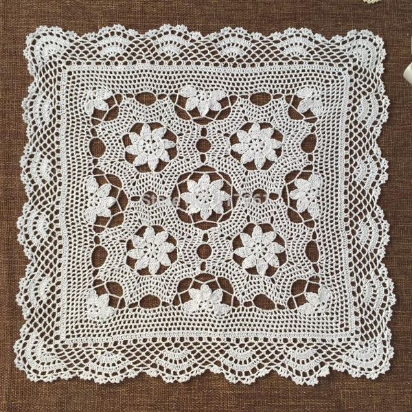zakka 2021 new fashion cotton crochet lace tablecloth for wedding napkins table cover with flower square dinning table towel mat
zakka 2021 new fashion cotton crochet lace tablecloth for wedding napkins table cover with flower square dinning table towel mat