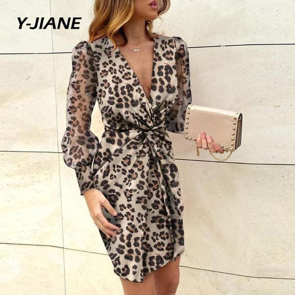 casual dresses women dinner party club leopard dress summer spring slim long sleeve v neck ladies sutumn vestido#g3, Black;gray
casual dresses women dinner party club leopard dress summer spring slim long sleeve v neck ladies sutumn vestido#g3, Black;gray
