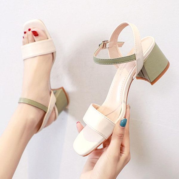 sandals mixed color gladiator women 34-41 slingback sandales summer thick high heels shoes woman open toe buckle band sandalias, Black
sandals mixed color gladiator women 34-41 slingback sandales summer thick high heels shoes woman open toe buckle band sandalias, Black