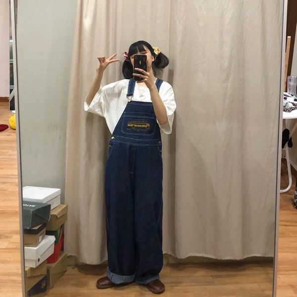 women's jeans woman pants denim suspender summer loose pantalones vaqueros mujer, Blue
women's jeans woman pants denim suspender summer loose pantalones vaqueros mujer, Blue