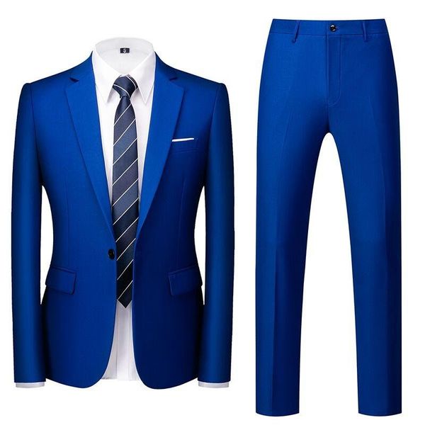 men's suits & blazers business royal blue mens suit for wedding groom groomsmen tuxedos men formal prom office party slim blazer with p, White;black
men's suits & blazers business royal blue mens suit for wedding groom groomsmen tuxedos men formal prom office party slim blazer with p, White;black