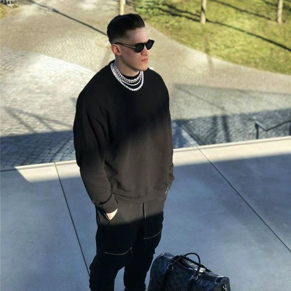 men's hoodies & sweatshirts autumn and winter men's women's solid color high street round neck quality 1:1 represent hoodie swe, Black
men's hoodies & sweatshirts autumn and winter men's women's solid color high street round neck quality 1:1 represent hoodie swe, Black