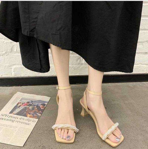 sandals 2021 string bead summer women open toe strange style party high heels dress female shoes gladiator sandlias, Black
sandals 2021 string bead summer women open toe strange style party high heels dress female shoes gladiator sandlias, Black