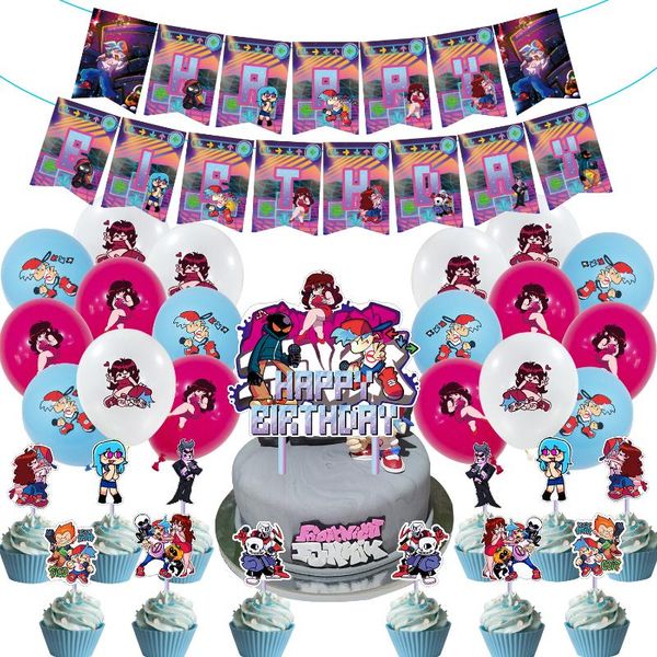 party decoration friday night funkin balloons game cartoon theme ballons cake er supplies toy for kids happy birthday banner
party decoration friday night funkin balloons game cartoon theme ballons cake er supplies toy for kids happy birthday banner