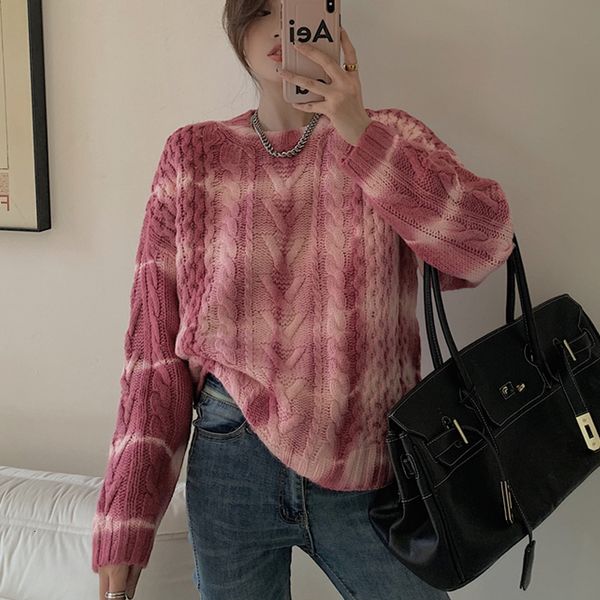 2021 spring and autumn new thick loose design sense round neck long sleeve pullover gradient tie-dye sweater fipd, White;black
2021 spring and autumn new thick loose design sense round neck long sleeve pullover gradient tie-dye sweater fipd, White;black