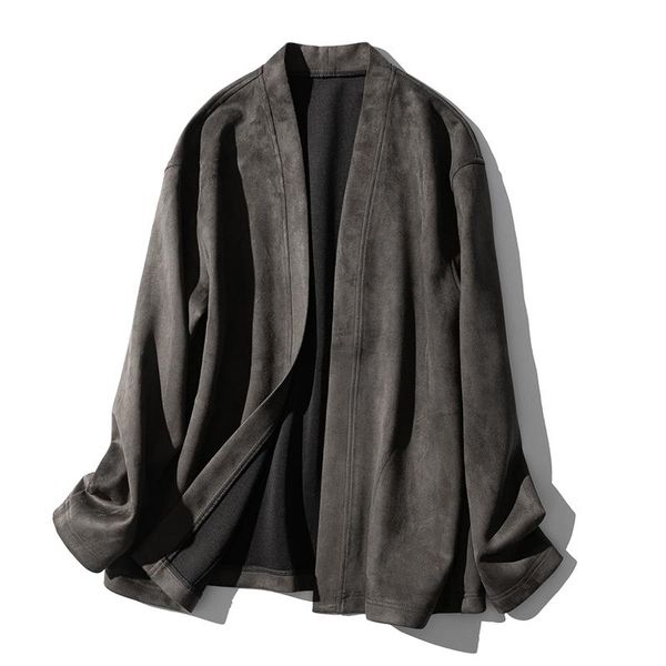 men's jackets deerskin velvet robe cardigan autumn lazy wind loose shoulder open-front jacket casual mens fashion, Black;brown
men's jackets deerskin velvet robe cardigan autumn lazy wind loose shoulder open-front jacket casual mens fashion, Black;brown