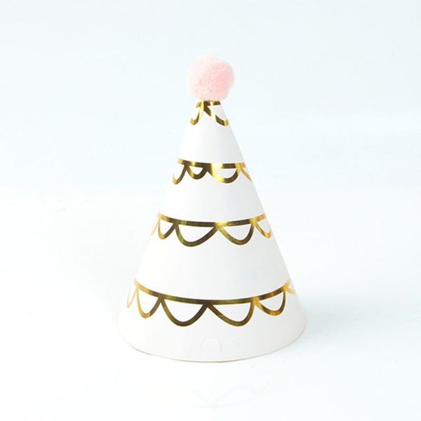 party hats 10pcs birthday decorative gold stamping pointed hat creative fuzzy international children's day deco
party hats 10pcs birthday decorative gold stamping pointed hat creative fuzzy international children's day deco