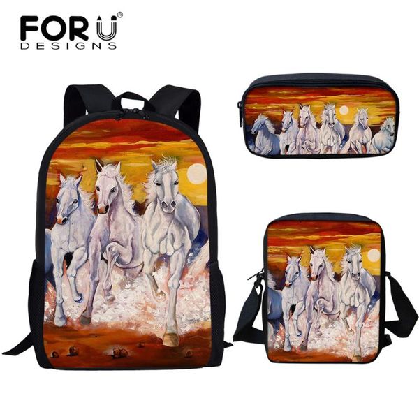 backpack forudesigns 3pcs school bookbags for primary student horse pattern 3d print large capacity book bags teenagers sac
backpack forudesigns 3pcs school bookbags for primary student horse pattern 3d print large capacity book bags teenagers sac