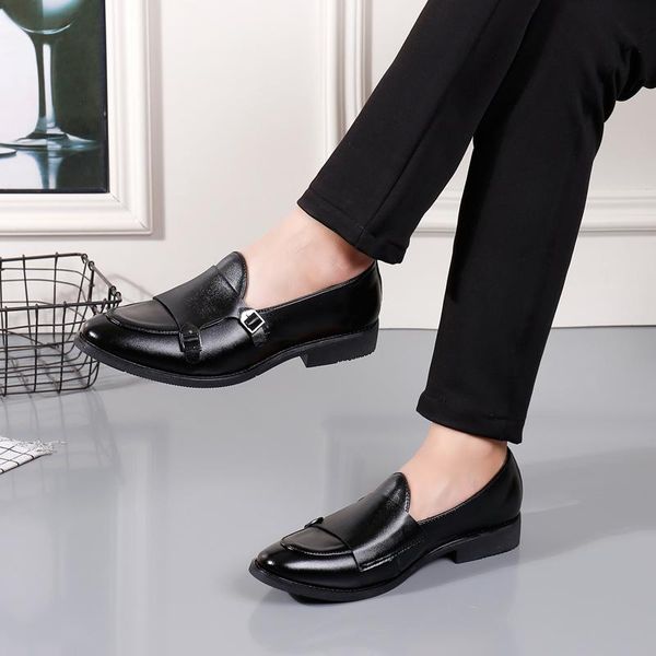 dress shoes classic pattern business flat men designer formal leather men's loafers wedding party, Black
dress shoes classic pattern business flat men designer formal leather men's loafers wedding party, Black