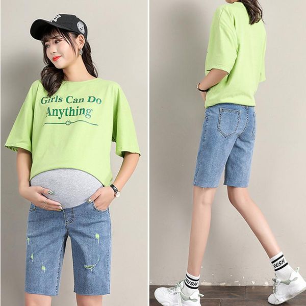 maternity bottoms women's denim shorts plus size pants cotton hole ripped pregnancy jeans clothes pregnant 0305, White
maternity bottoms women's denim shorts plus size pants cotton hole ripped pregnancy jeans clothes pregnant 0305, White