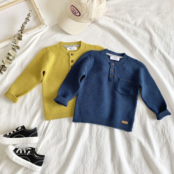new autumn winter baby kids boys long sleeve knit pocket sweater baby kids boys pullover sweaters children's clothes 210308, Blue
new autumn winter baby kids boys long sleeve knit pocket sweater baby kids boys pullover sweaters children's clothes 210308, Blue