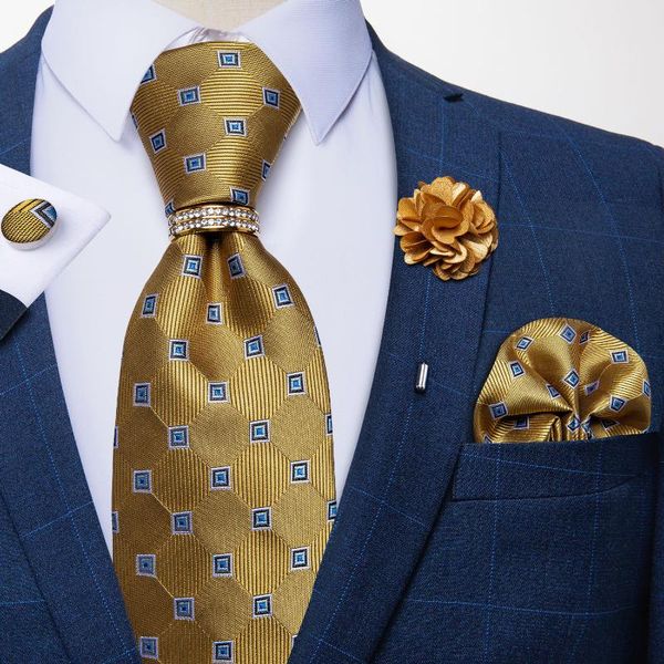 bow ties designer yellow plaid dot for men wedding party neck tie luxury ring brooch 100% silk set gift dibangu, Black;gray
bow ties designer yellow plaid dot for men wedding party neck tie luxury ring brooch 100% silk set gift dibangu, Black;gray
