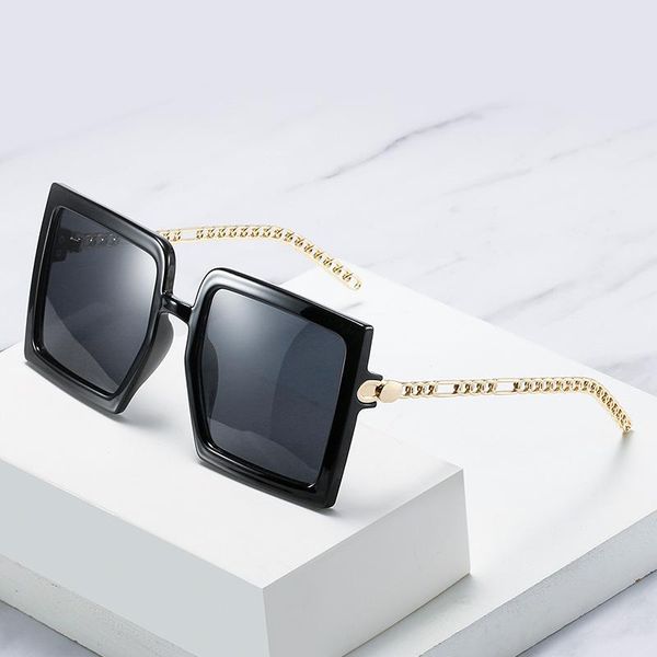 sunglasses classic gothic steampunk designer men and women retro square metal frame uv400, White;black
sunglasses classic gothic steampunk designer men and women retro square metal frame uv400, White;black