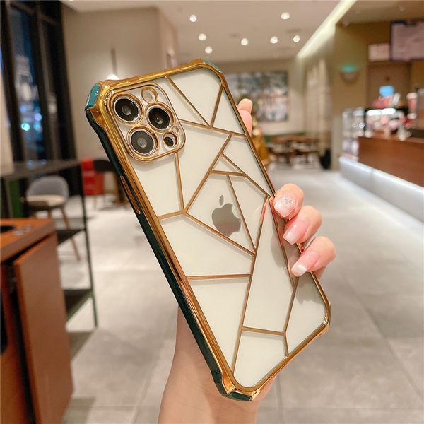 plating rhombus bling cell phone cases lambskin metal bracelet soft tpu border for iphone 13 12 11 pro max 7 8 plus 12mini x xs xr acrylic b
plating rhombus bling cell phone cases lambskin metal bracelet soft tpu border for iphone 13 12 11 pro max 7 8 plus 12mini x xs xr acrylic b