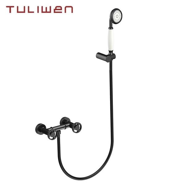 totally brass bathroom shower faucets wall mount cold mixer handheld shower head black industrial style
totally brass bathroom shower faucets wall mount cold mixer handheld shower head black industrial style