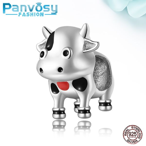 fine 925 sterling silver lovely cow charm beads accessories fit original charms silver 925 diy bracelets jewelry making gifts q0531, Black
fine 925 sterling silver lovely cow charm beads accessories fit original charms silver 925 diy bracelets jewelry making gifts q0531, Black