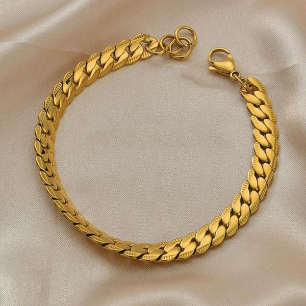 link, chain vintage snake link bracelets male jewelry 18/21cm gold color stainless steel hand bracelet for men wholesale pulsera, Black
link, chain vintage snake link bracelets male jewelry 18/21cm gold color stainless steel hand bracelet for men wholesale pulsera, Black