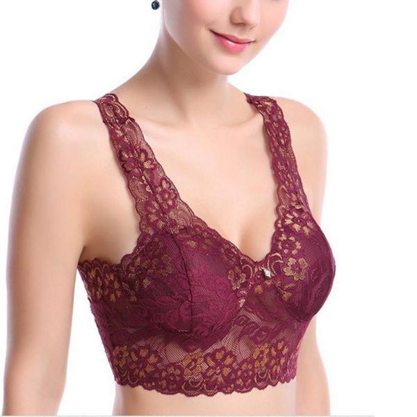 bras fashion women push up bra no rims padded sleeping brassiere seamless lace breathable ladies, Red;black
bras fashion women push up bra no rims padded sleeping brassiere seamless lace breathable ladies, Red;black