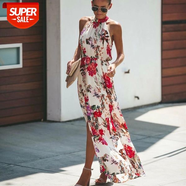 halter style women summer floral dress casual boho high waist long maxi holiday party sleeveless loose dress clothes #9q5z, Black;gray
halter style women summer floral dress casual boho high waist long maxi holiday party sleeveless loose dress clothes #9q5z, Black;gray