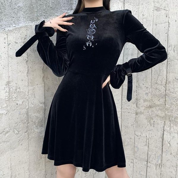 casual dresses ruibbit goth moon embroidery black dress women vintage elegant high waist a line harajuku long sleeve velvet mini, Black;gray
casual dresses ruibbit goth moon embroidery black dress women vintage elegant high waist a line harajuku long sleeve velvet mini, Black;gray