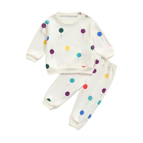 clothing sets imcute toddler born babies girl boy casual two-piece clothes set balloon printed pattern pullover elastic waist pant 0-24m, White
clothing sets imcute toddler born babies girl boy casual two-piece clothes set balloon printed pattern pullover elastic waist pant 0-24m, White