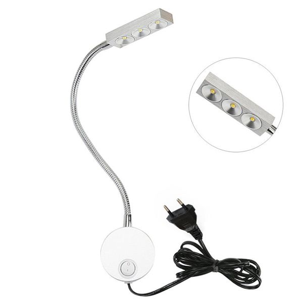 wall lamp 3w with eu plug led flexible hose lamps bedside reading bending mirror make-up painting lights sconces 85-265v
wall lamp 3w with eu plug led flexible hose lamps bedside reading bending mirror make-up painting lights sconces 85-265v