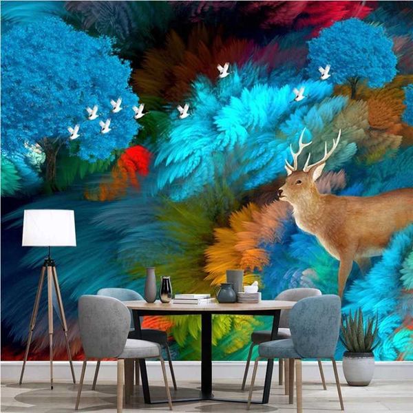 xuesu modern minimalist style beautiful forest elk background wall custom wallpaper mural 8d waterproof wall covering
xuesu modern minimalist style beautiful forest elk background wall custom wallpaper mural 8d waterproof wall covering