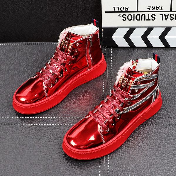 breathable men casual boots fashion trend men short outdoor pu leather sneakers hard-wearing thick bottom motorcycle shoes, Black
breathable men casual boots fashion trend men short outdoor pu leather sneakers hard-wearing thick bottom motorcycle shoes, Black