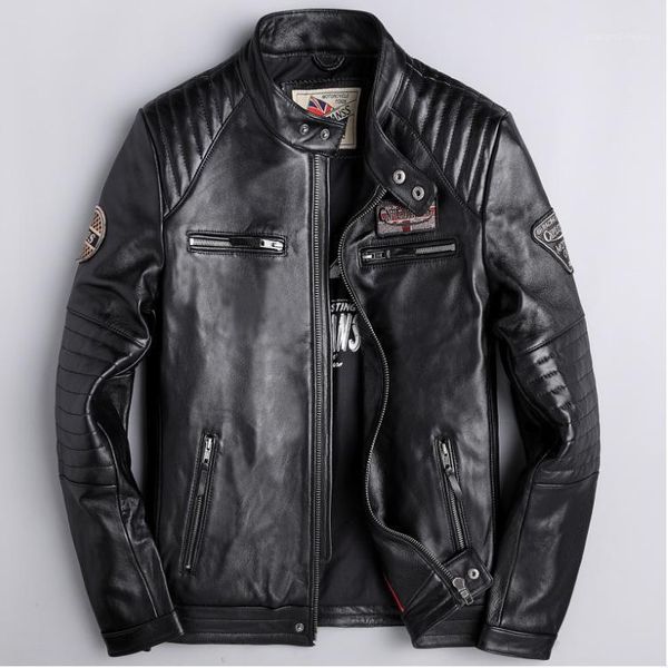 racing wear layer leather stand collar motorcycle jacket amerca for men men's & faux, Black
racing wear layer leather stand collar motorcycle jacket amerca for men men's & faux, Black