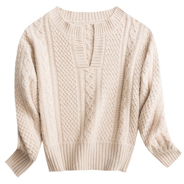 2021 new women's large mahua pullover, v-neck, casual, thick, uniform color, simple, complete collocation, autumn bkga, White;black
2021 new women's large mahua pullover, v-neck, casual, thick, uniform color, simple, complete collocation, autumn bkga, White;black