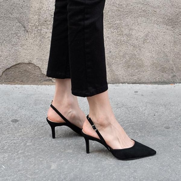 sandals fashion pointed closed toe stiletto elegant women's slip-on single shoes black high heels nude dress rb76
sandals fashion pointed closed toe stiletto elegant women's slip-on single shoes black high heels nude dress rb76