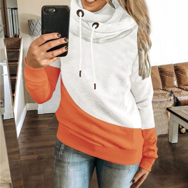 women's hoodies & sweatshirts sweatshirt clothing casual color contrast stitching long-sleeved hoodie blouse, Black
women's hoodies & sweatshirts sweatshirt clothing casual color contrast stitching long-sleeved hoodie blouse, Black