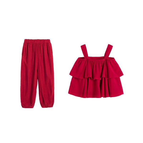 clothing sets girls red christmas 2021 summer fashion sleeveless vest and pants outfits children layered ruffles costumes, White
clothing sets girls red christmas 2021 summer fashion sleeveless vest and pants outfits children layered ruffles costumes, White