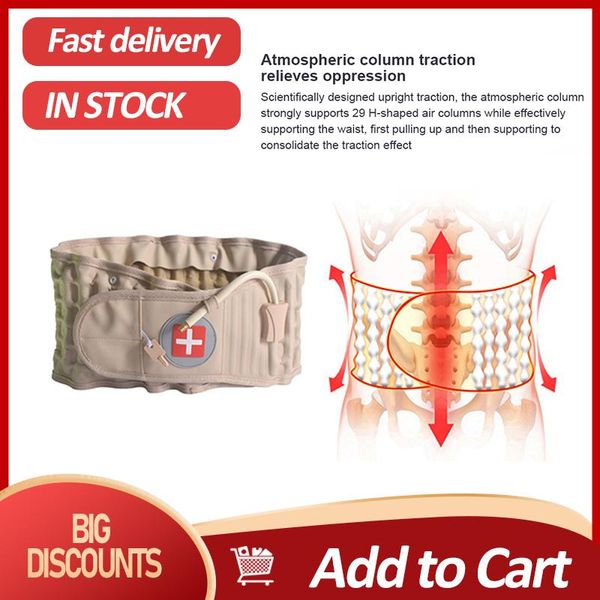 back pain relief waist massage instrume lumbar waist air traction decompression back belt spinal lumbar support massager, Black;gray
back pain relief waist massage instrume lumbar waist air traction decompression back belt spinal lumbar support massager, Black;gray