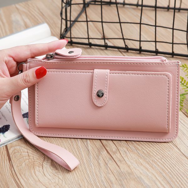 european and american women's wallet long fashion gun color concealed buckle wallet large capacity multi-functional handbag, Red;black
european and american women's wallet long fashion gun color concealed buckle wallet large capacity multi-functional handbag, Red;black
