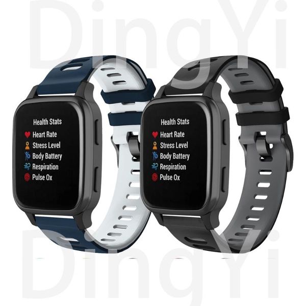 watch bands for garmin venu sq strap vivoactive 3/3m vivomove sports silicone band hr forerunner645 watchband bracelet correa, Black;brown
watch bands for garmin venu sq strap vivoactive 3/3m vivomove sports silicone band hr forerunner645 watchband bracelet correa, Black;brown