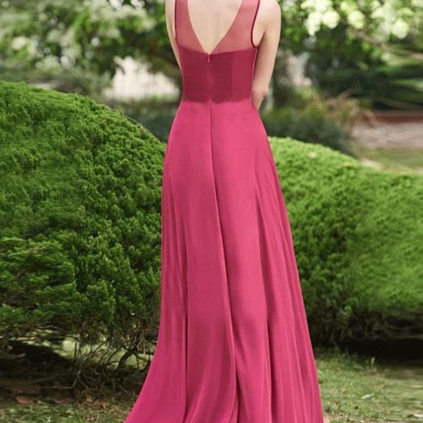 Elegant Sleeveless Red Evening Dress Women Sexy Transparent Round Neck Backless Satin Party Dresses Robe Satin Longue
Elegant Sleeveless Red Evening Dress Women Sexy Transparent Round Neck Backless Satin Party Dresses Robe Satin Longue
