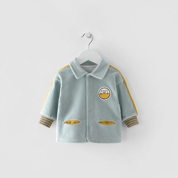 jackets boys' coat fashionable corduroy children's autumn clothing one year old baby sweater cardigan1, Blue;gray
jackets boys' coat fashionable corduroy children's autumn clothing one year old baby sweater cardigan1, Blue;gray
