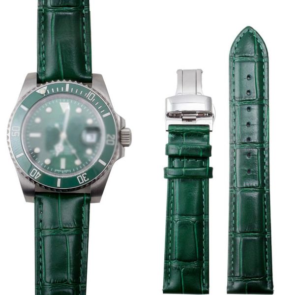 watch bands green genuine calf hide leather strap for rossini seagull role water ghost watchband bracelets band 20mm, Black;brown
watch bands green genuine calf hide leather strap for rossini seagull role water ghost watchband bracelets band 20mm, Black;brown