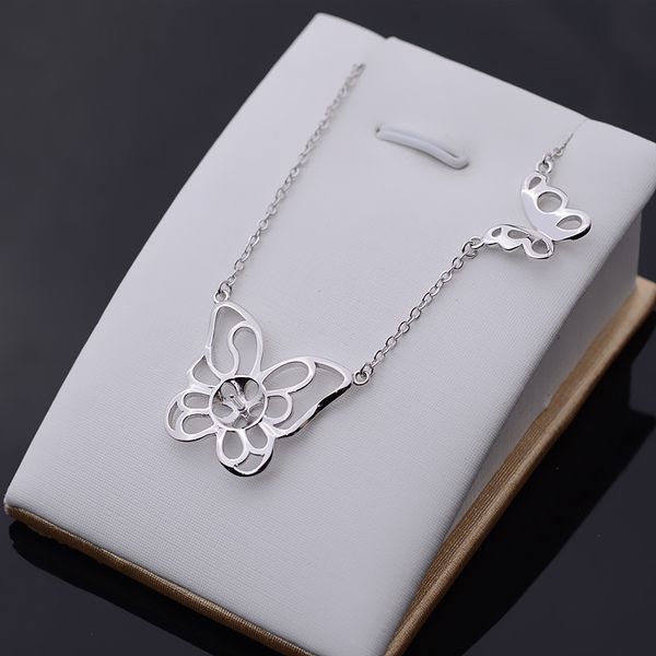 s925 silver necklace female butterfly pearl jewelry empty support pendant chain diy jewelry accessories 319
s925 silver necklace female butterfly pearl jewelry empty support pendant chain diy jewelry accessories 319