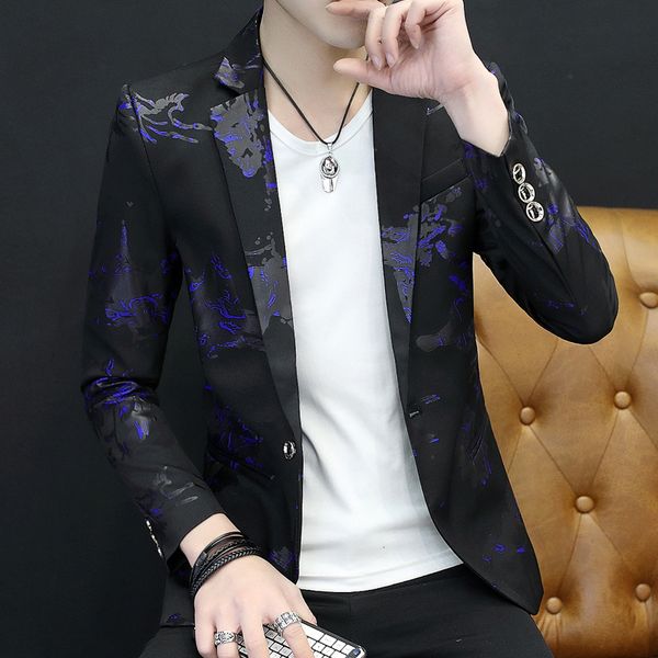 luxury floral print blazer jacket men korean trend streetwear mens clothing casual suit coat male slim fit blazer masculino, White;black
luxury floral print blazer jacket men korean trend streetwear mens clothing casual suit coat male slim fit blazer masculino, White;black