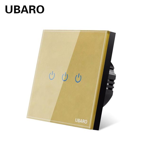 smart home control ubaro eu/uk ac100-240 golden tempered glass touch switching power supply led panel wall light black shell switch 1/2/3 ga
smart home control ubaro eu/uk ac100-240 golden tempered glass touch switching power supply led panel wall light black shell switch 1/2/3 ga