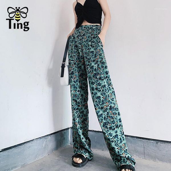 women's pants & capris tingfly women street fashion chic leopard print wide leg trousers lady spring summer casual long ins bottoms, Black;white
women's pants & capris tingfly women street fashion chic leopard print wide leg trousers lady spring summer casual long ins bottoms, Black;white