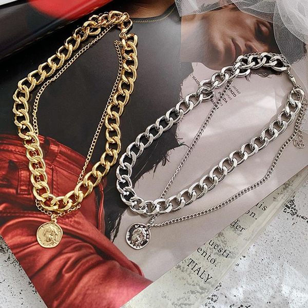 pendant necklaces 2021 fashion cuban necklace ethnic for women boho neck link chain choker jewelry grunge gift girl, Silver
pendant necklaces 2021 fashion cuban necklace ethnic for women boho neck link chain choker jewelry grunge gift girl, Silver