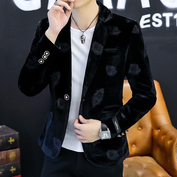 men's suits & blazers m-3xl young casual small suit coat men 2021 korean fashion single jacket spring and autumn style, White;black
men's suits & blazers m-3xl young casual small suit coat men 2021 korean fashion single jacket spring and autumn style, White;black