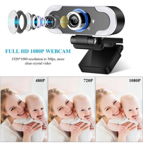 hd 1080p webcam with microphone led light auto focus rotatable touch function for pc lapnotebook online meeting class live
hd 1080p webcam with microphone led light auto focus rotatable touch function for pc lapnotebook online meeting class live