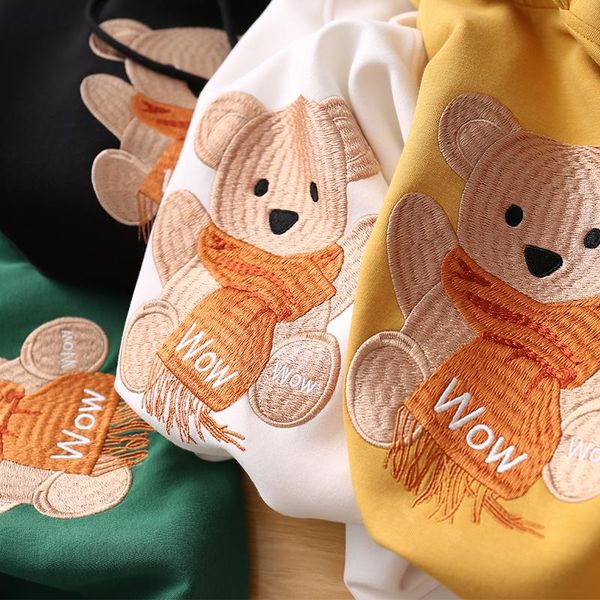 women's hoodies & sweatshirts 2021 autumn winter warm embroidered bear women fashion tide harajuku loose thicken fleece hoody female ca, Black
women's hoodies & sweatshirts 2021 autumn winter warm embroidered bear women fashion tide harajuku loose thicken fleece hoody female ca, Black