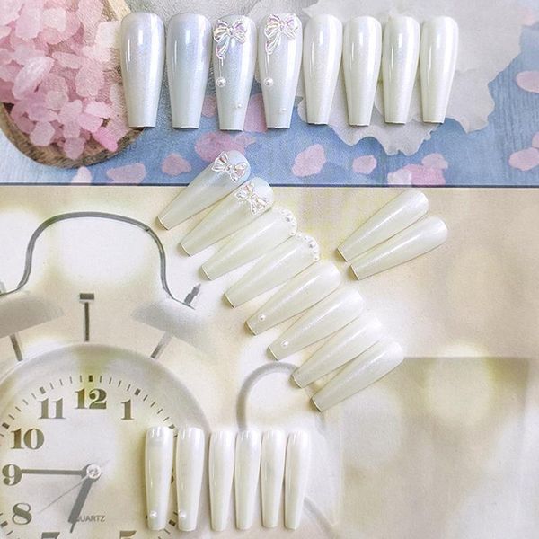 false nails fingernails super long pearl symphony bow nail art glossy piece patch wearing 24pcs with glue, Red;gold
false nails fingernails super long pearl symphony bow nail art glossy piece patch wearing 24pcs with glue, Red;gold